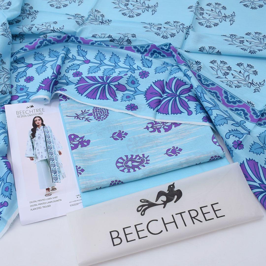 Beechtree Latest Collection 🌼✨_
Digital Lawn Shirt, Plain Dyed Trouser & Digital Lawn Dupatta!