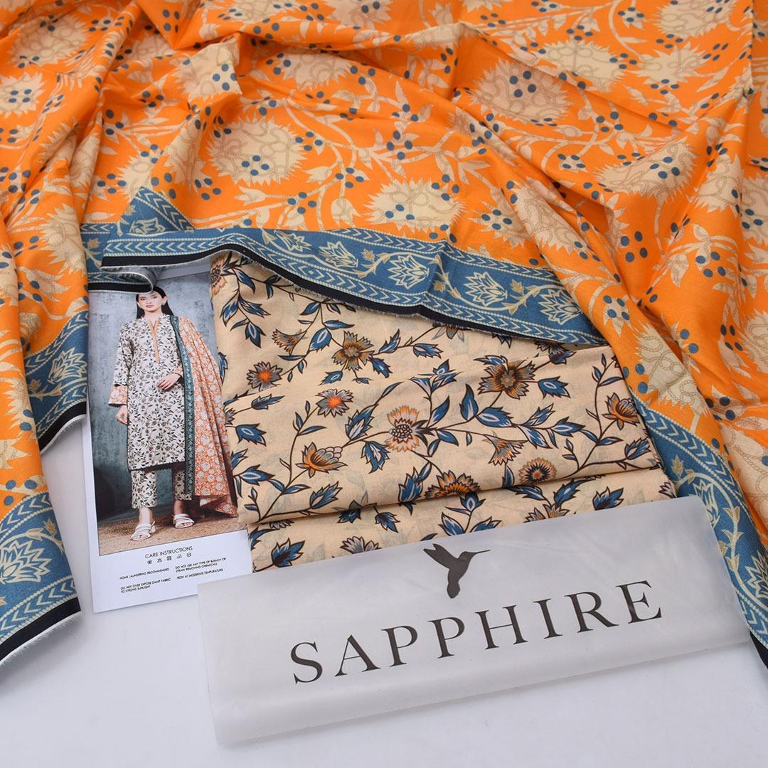Sapphire Digital Lawn 3-Piece Collection