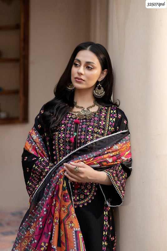 Laam MOST DEMANDING EDITION
03PCS UNSTITCHED SUIT