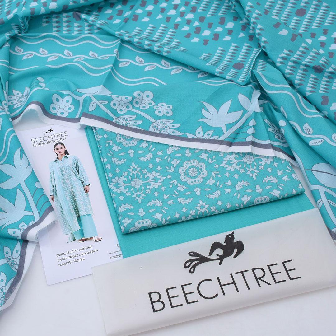 Beechtree Latest Collection 🌼✨_
Digital Lawn Shirt, Plain Dyed Trouser & Digital Lawn Dupatta!