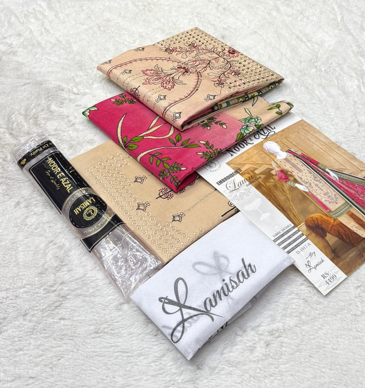 Noor e AzaL 💯 original 3pc FancY embroidery Collection