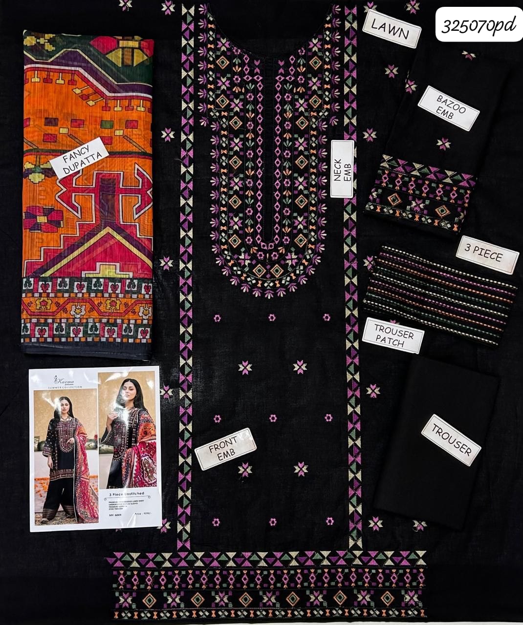 Laam MOST DEMANDING EDITION
03PCS UNSTITCHED SUIT