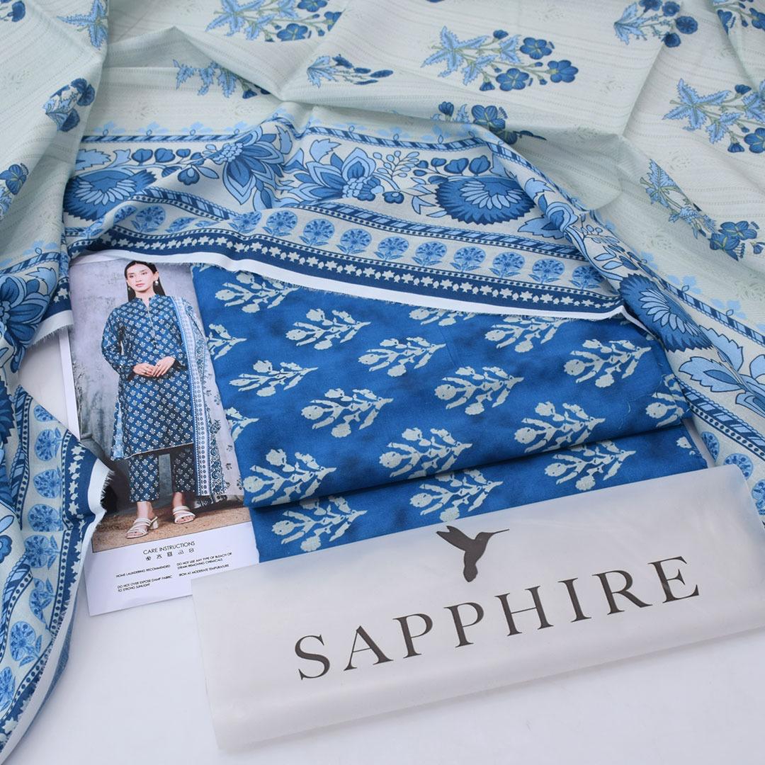 Sapphire Digital Lawn 3-Piece Collection
