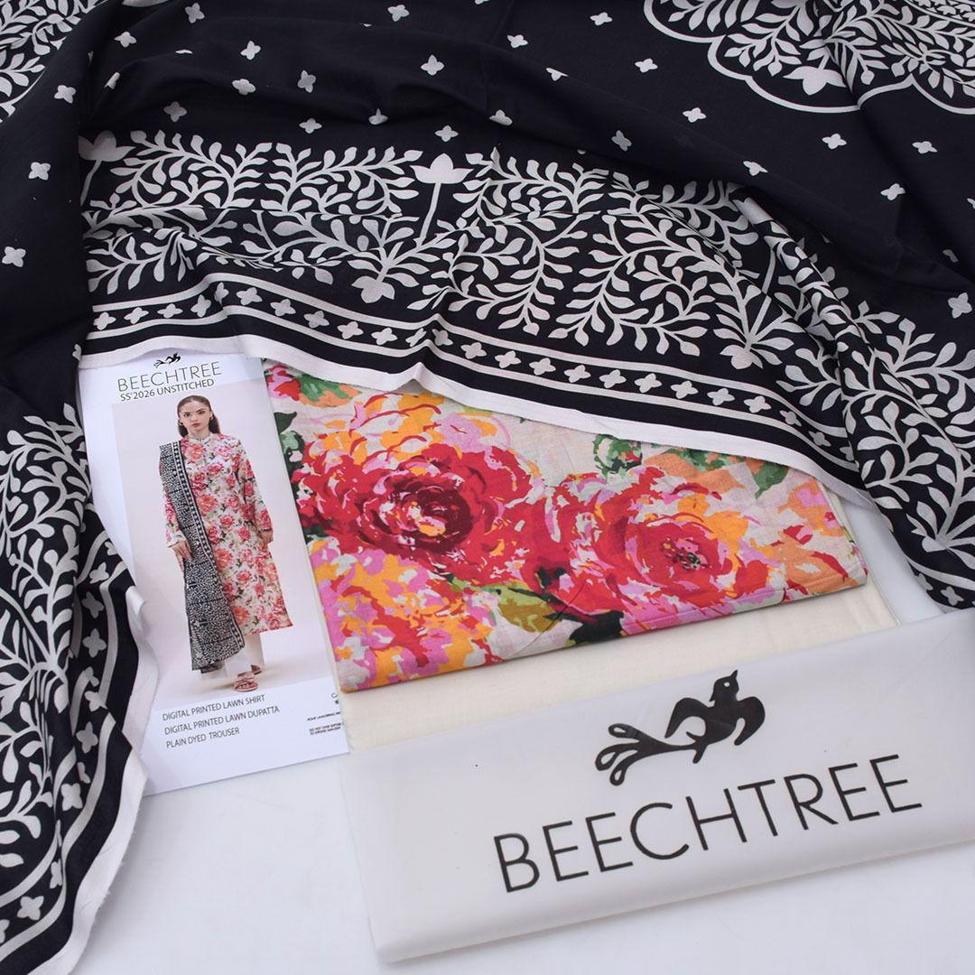 Beechtree Latest Collection 🌼✨_
Digital Lawn Shirt, Plain Dyed Trouser & Digital Lawn Dupatta!
