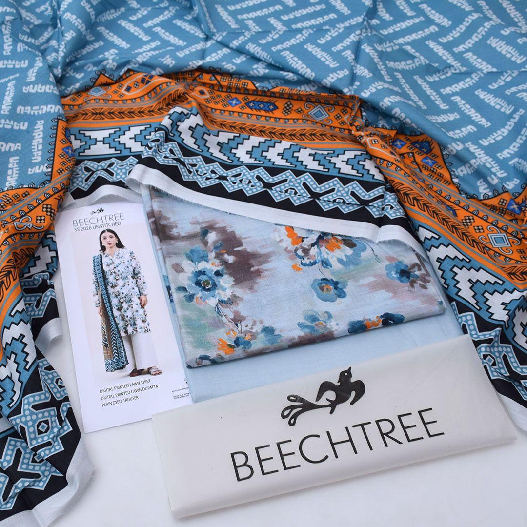 Beechtree Latest Collection 🌼✨_
Digital Lawn Shirt, Plain Dyed Trouser & Digital Lawn Dupatta!